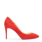 Christian Louboutin Pre-owned Pre-owned Mocka klackskor Red, Dam