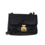 Bally Pre-owned Pre-owned Läder axelremsvskor Black, Dam