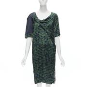 Dries van Noten Pre-owned Pre-owned Silke klnningar Green, Dam