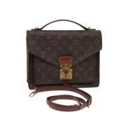 Louis Vuitton Vintage Pre-owned Canvas handvskor Brown, Dam