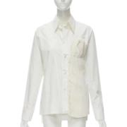 Yohji Yamamoto Pre-owned Pre-owned Bomull toppar White, Dam