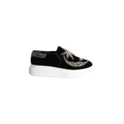 Alexander McQueen Pre-owned Pre-owned Sammet sneakers Black, Dam