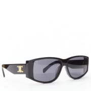 Celine Vintage Pre-owned Acetat solglasgon Black, Dam