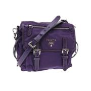 Prada Vintage Pre-owned Nylon prada-vskor Purple, Dam