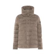 RRD Högkrags Cupro Tyg Tubulär Puffer Beige, Dam