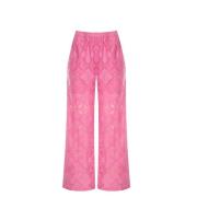 Manila Grace Wide Trousers Pink, Dam