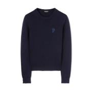 Dondup Stiliga Sweaters Blue, Dam