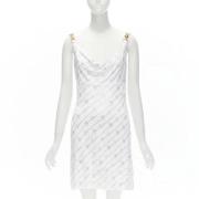 Versace Pre-owned Pre-owned Viskos klnningar White, Dam