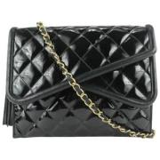 Chanel Vintage Andrahands Axelväska Black, Dam