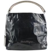 Salvatore Ferragamo Pre-owned Pre-owned läderhandväskor Black, Dam