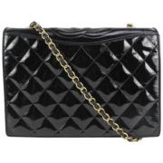 Chanel Vintage Andrahands Axelväska Black, Dam