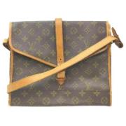 Louis Vuitton Vintage Vintage Monogram Axelväska Brown, Dam