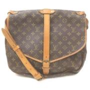 Louis Vuitton Vintage Vintage Axelremsväska Brown, Dam