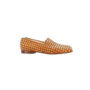 Christian Louboutin Pre-owned Pre-owned Platta skor Brown, Dam