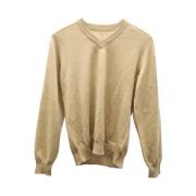 Maison Margiela Pre-owned Pre-owned Ylle toppar Beige, Dam