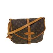 Louis Vuitton Vintage Pre-owned Canvas louis-vuitton-vskor Brown, Dam