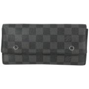 Louis Vuitton Vintage Begagnade plånböcker Black, Dam