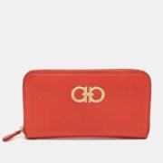 Salvatore Ferragamo Pre-owned Pre-owned Läder plnbcker Orange, Dam