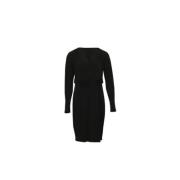 Michael Kors Pre-owned Förägd polyester klnningar Black, Dam