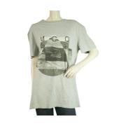 Alexander McQueen Pre-owned Korta ärmar avslappnade t-Skjorta Gray, Da...