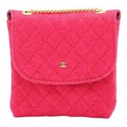 Chanel Vintage Begagnad Axelväska Pink, Dam