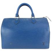 Louis Vuitton Vintage Begagnad handväska Blue, Dam