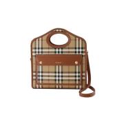 Burberry Vintage Pre-owned Tyg handvskor Brown, Dam