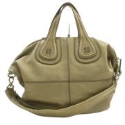 Givenchy Pre-owned Pre-owned läderhandväSkor Beige, Dam