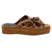 Jimmy Choo Pre-owned Autentiska Brun Läder Espadriller Brown, Dam