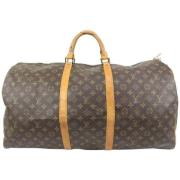 Louis Vuitton Vintage Coated Canvas LV Väskor Brown, Dam