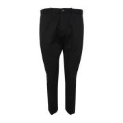 Nine In The Morning Slim-fit Trousers Black, Herr