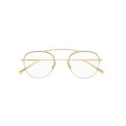 Saint Laurent Eleganta Metalliska Optiska Bågar Yellow, Dam