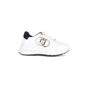 Liu Jo Fantastiska Paillett Logo Sneakers White, Dam