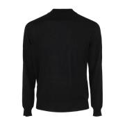 Filippo De Laurentiis Svart Merino Högkrage Tröja Black, Herr