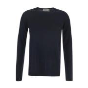 Goes Botanical Round-neck Knitwear Blue, Dam