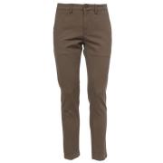 Siviglia Slim Fit Carducci Byxor i Bomull Brown, Herr