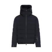 Moncler Svart dunjacka med dragkedja Black, Herr