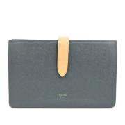 Celine Vintage Pre-owned Läder plnbcker Blue, Dam