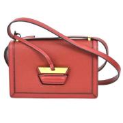 Loewe Pre-owned Röd Läder Loewe Axelväska Red, Dam