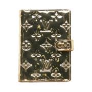 Louis Vuitton Vintage Guld Louis Vuitton Agenda Cover i patentläder Ye...