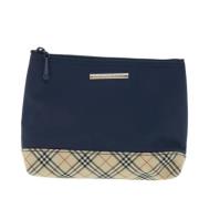 Burberry Vintage Pre-owned Tyg handvskor Blue, Dam