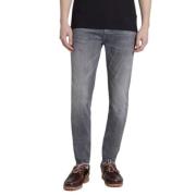 7 For All Mankind Slim Fit Jeans - Mörkblå Gray, Herr