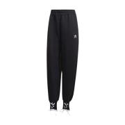 Adidas Joggingbyxor i enfärgad med snördetalj Black, Dam