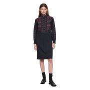 Antik Batik Midi Dresses Black, Dam