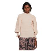 Antik Batik Hitala smocked top Beige, Dam