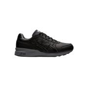 Asics Svarta läder Gt-Ii sneakers Black, Herr