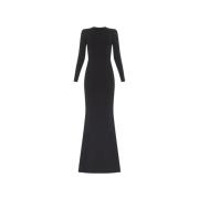 Balenciaga Maxi dagklänning Black, Dam