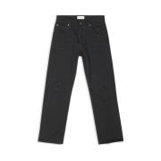 Balenciaga Straight Jeans Black, Dam