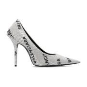 Balenciaga Square Knife Pumps Gray, Dam