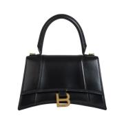 Balenciaga Hourglass Small HandVäska Black, Dam